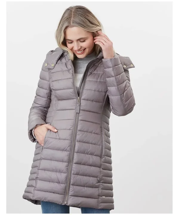 Joules Canterbury Long Luxe Padded Jacket