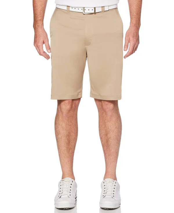 PGA Tour Men's Moisture-Wicking Stretch Cargo Golf Shorts - Chinchilla