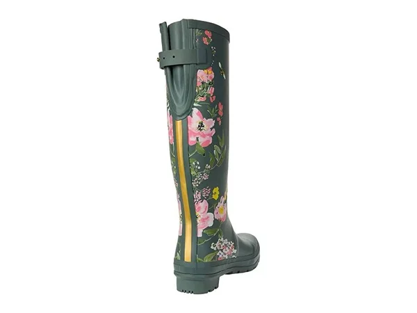 Joules Welly Print Women's Rain Boots 9135877 - 10 B - Medium, Green
