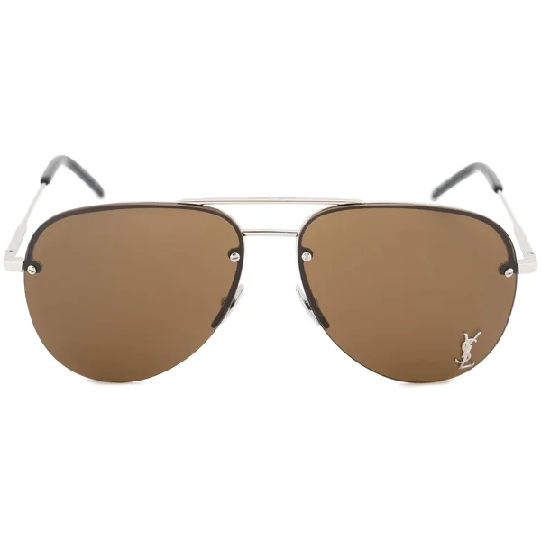Sunglasses Saint Laurent Classic 11 M- 002 Silver, Brown