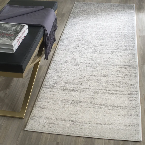 Safavieh 2&-6x22 x 16& Adirondack ADR113B Ivory, Silver Rug