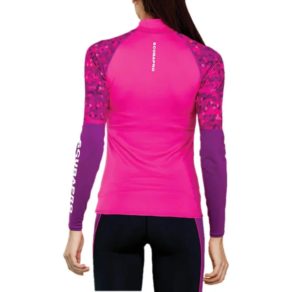 ScubaPro Rash Guard Womens Long Sleeve (UPF50) Caribbean Large