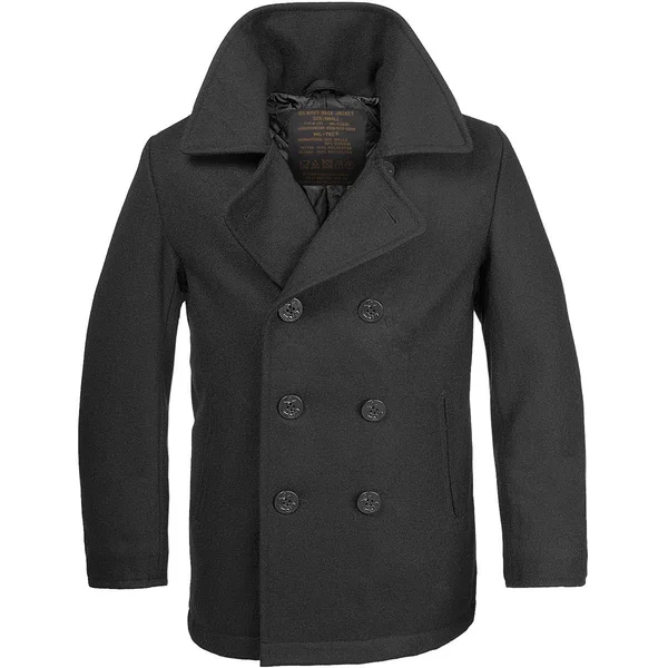 Mil-Tec US Navy Pea Coat Black Size M