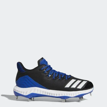 Adidas Mens Icon Bounce Low Top Lace Up Baseball Shoes