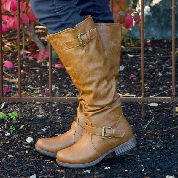 Journee Collection Women's Stormy Boot - Color: Tan, Size: 7