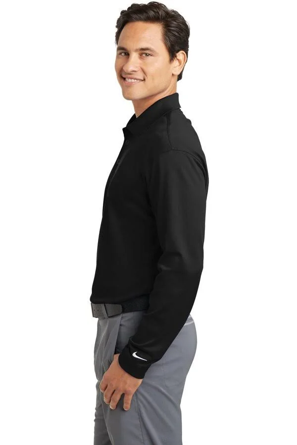 Nike Long Sleeve Dri-Fit Stretch Tech Polo. 466364 (Black) S