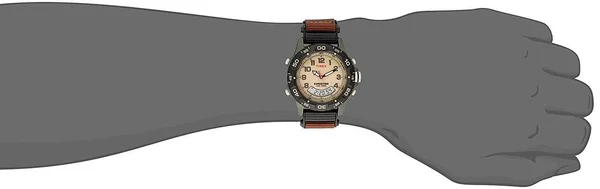 Timex Men's T45181 Expedition Resin Combo Brown Nylon Strap Watch