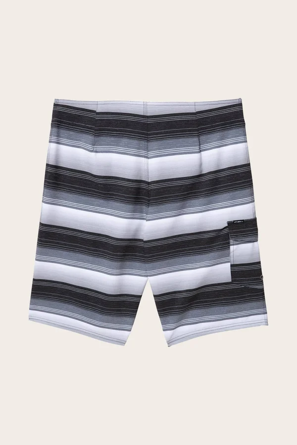 O&Neill Santa Cruz Stretch Stripe Boardshorts Men's Black, 38
