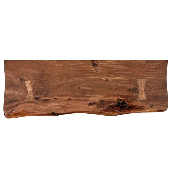 Carson Carrington Ylaxered Walnut Console Table - Wood