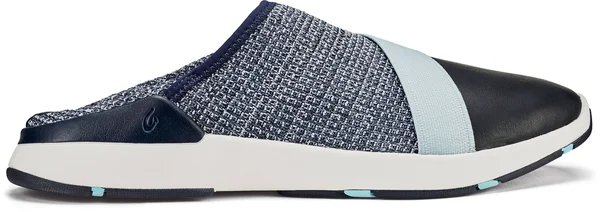 Olukai Miki Slip Women's Shoes Vintage Indigo/Trench Blue : 9 B
