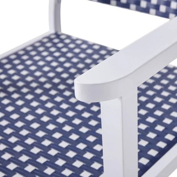 Peaktop 4 Piece Coastal Wicker Patio Conversation Set