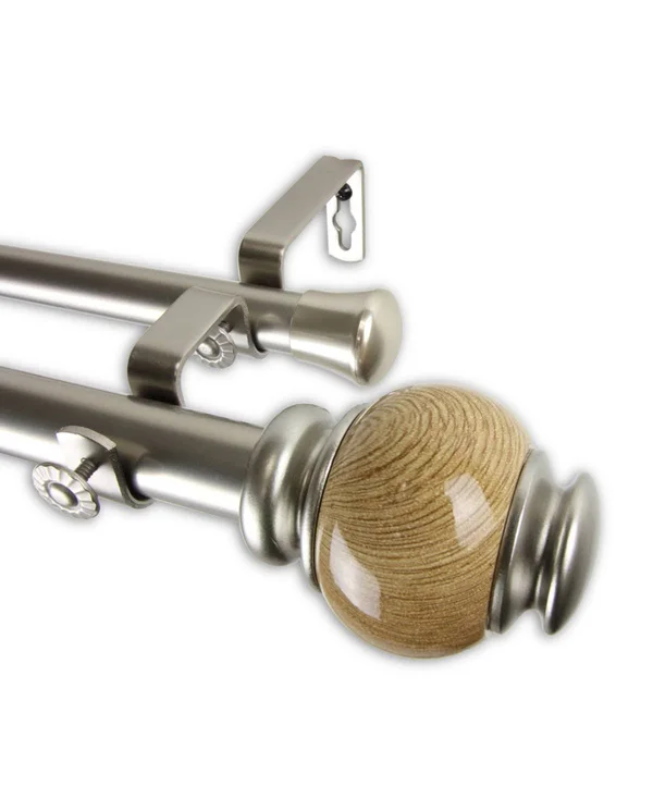 Rod Desyne Marble Double Curtain Rod