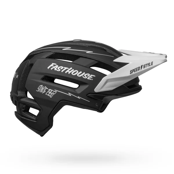 Bell Super Air Spherical MIPS Helmet Small Fasthouse Matte White/Black