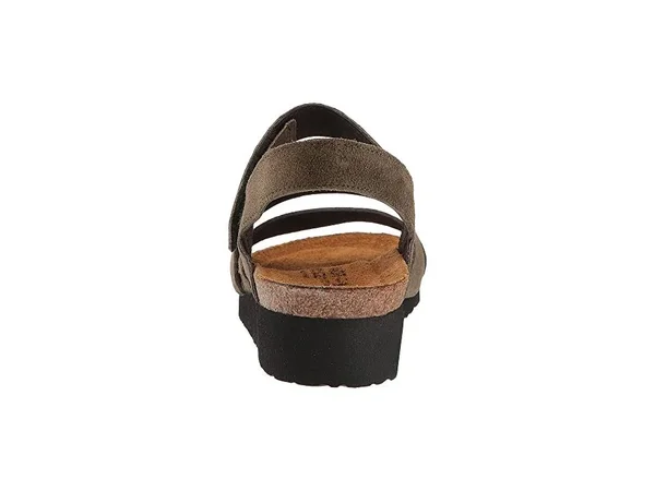 Naot Women's Kayla Sandal - Size: 42, Oily Olive Suede