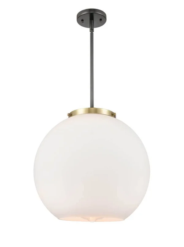 Innovations Lighting 221-1S-BAB-G121-16 Athens-1 Light Pendant in