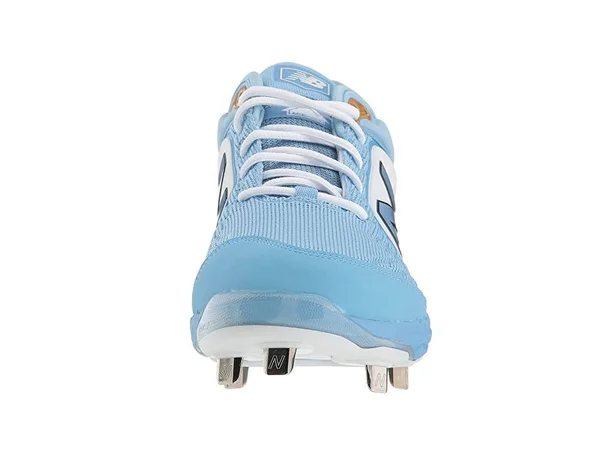 New Balance Men's 3000v4 Low Metal Baseball Cleats in Carolina Blue/White (8)