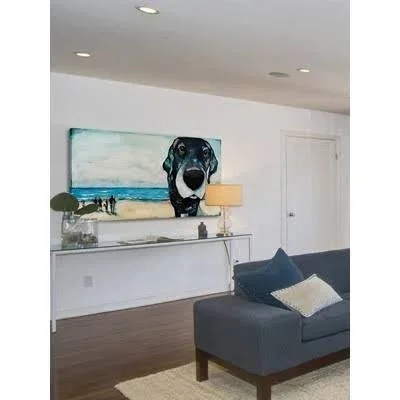 Macdaddy by Tori Campisi - Wrapped Canvas Print Beachcrest Home Size: 22.5x22 H x 45x22 W x 1.5x22 D