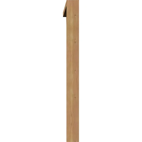 Ekena Millwork 1462333 3 1/2x22W x 40x22D x 40x22H Funston Block Smooth Bracket w/ Offset Brace - Western Red Cedar