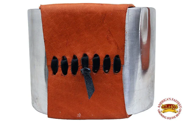 Hilason Horse Western Saddle Stirrup Aluminium Bell Stirrups Pair Roping Wade