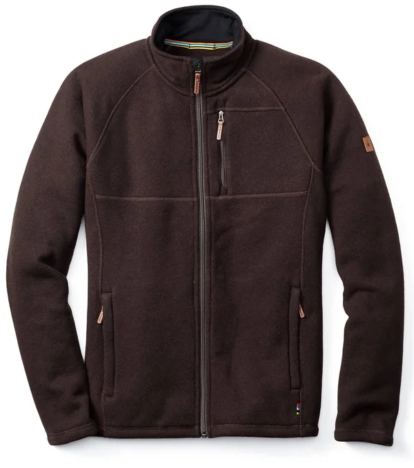 Smartwool Echo Lake Full Zip - Men's Sumatra Heather - L