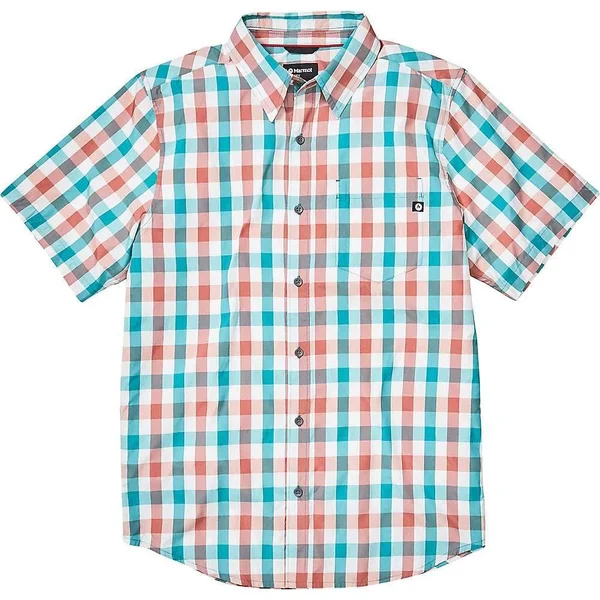 Marmot: Men's Kingswest Short Sleeve - Enamel Blue 2210