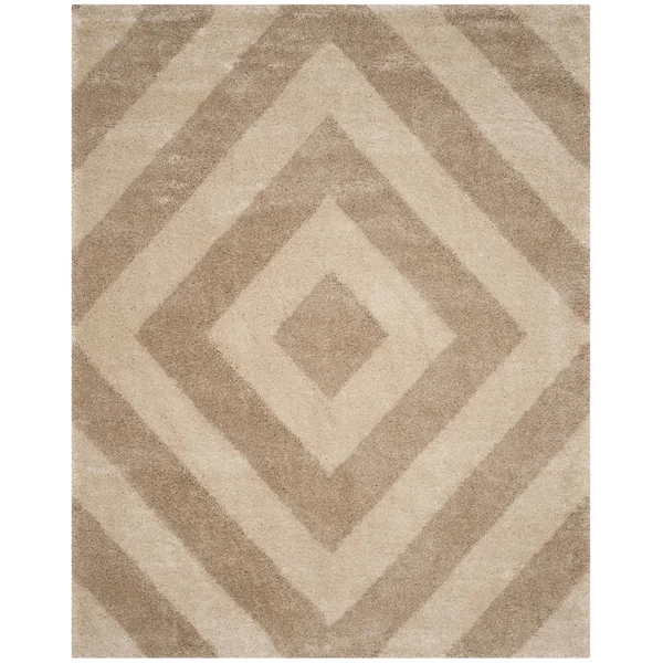 Safavieh Portofino Shag PTS217B 5&1x22 x 7&6x22 Ivory - Beige Area Rug