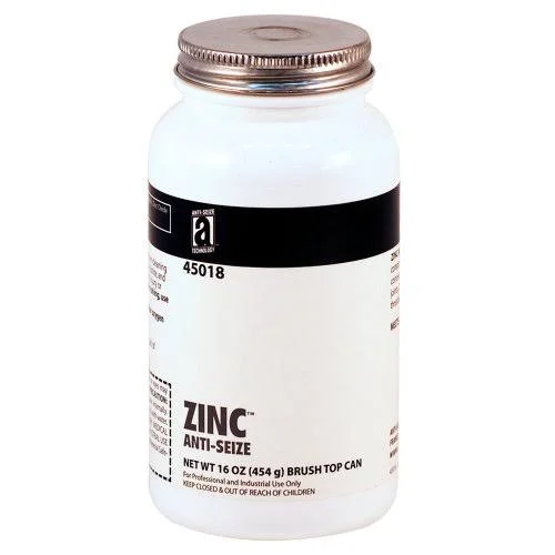 Zinc Anti-Seize 45018 Zinc Petrolatum Compound, 16 oz., Gray, Paste