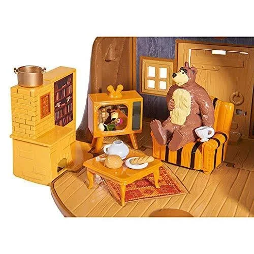 Simba 109301632 Masha Bear&s House Playset, Multicolor
