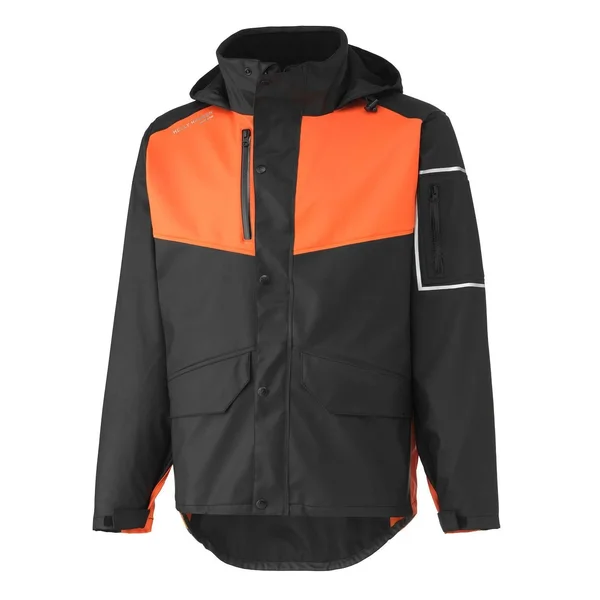 Helly Hansen Men's Black/Dark Orange West Coast Jacket