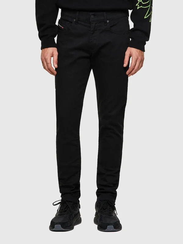 Diesel D-Strukt Slim Fit Jeans - Black - 29