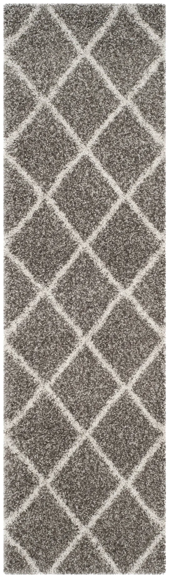 Safavieh Hudson Shag Grey - Ivory Rug - SGH281B - 3& x 5&