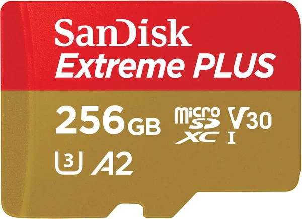 SanDisk 256gb Extreme Plus microSDXC Memory Card Class 10
