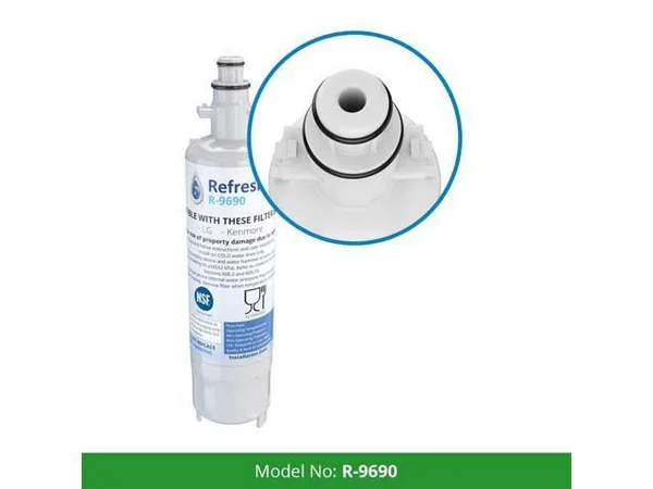 Refresh Replacement for LG LT700P ADQ36006101 ADQ36006102 Kenmore 46-9690 Refrigerator Water Filter (6 Pack)