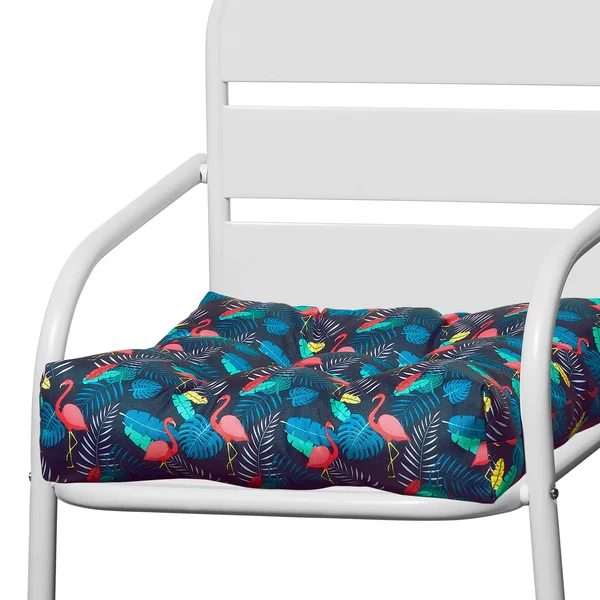 Duck Covers Water-Resistant Indoor/Outdoor Seat Cushions - 19 x 19 x 5 inch, 2 Pack - Lilac Festival