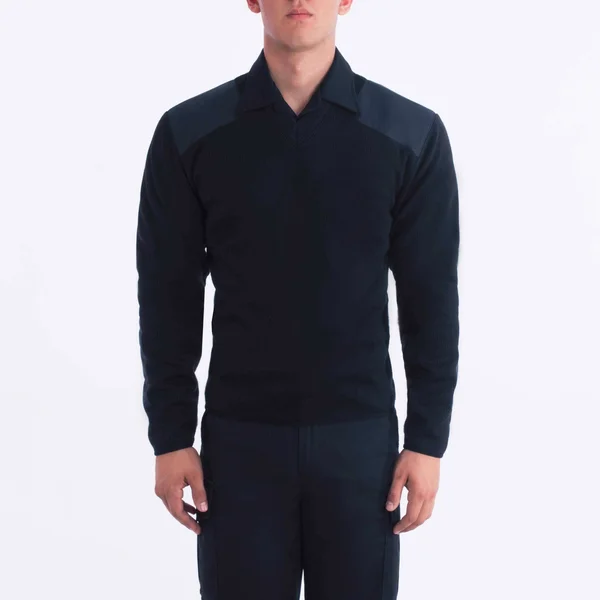 Blauer 225 Fleece-Lined V-Neck Sweater