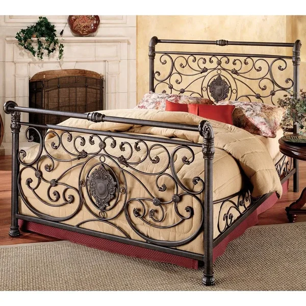 Gracewood Hollow Zine Brown-Finished Bed Set (Queen - Antique Brown)