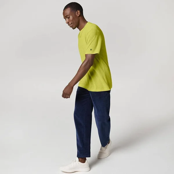 Allbirds Men's TrinoXO Tee, Yellow, Size M