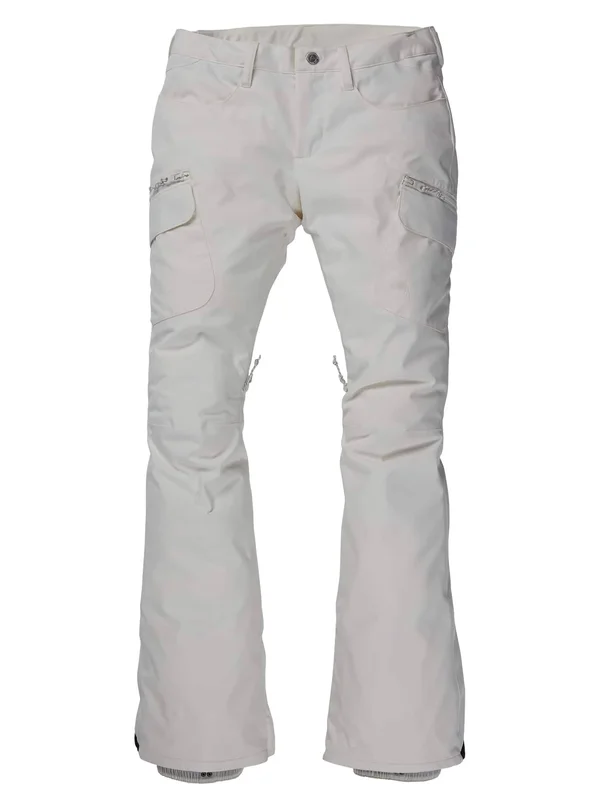Burton Women's Gloria Insulated Pant, Stout White, L