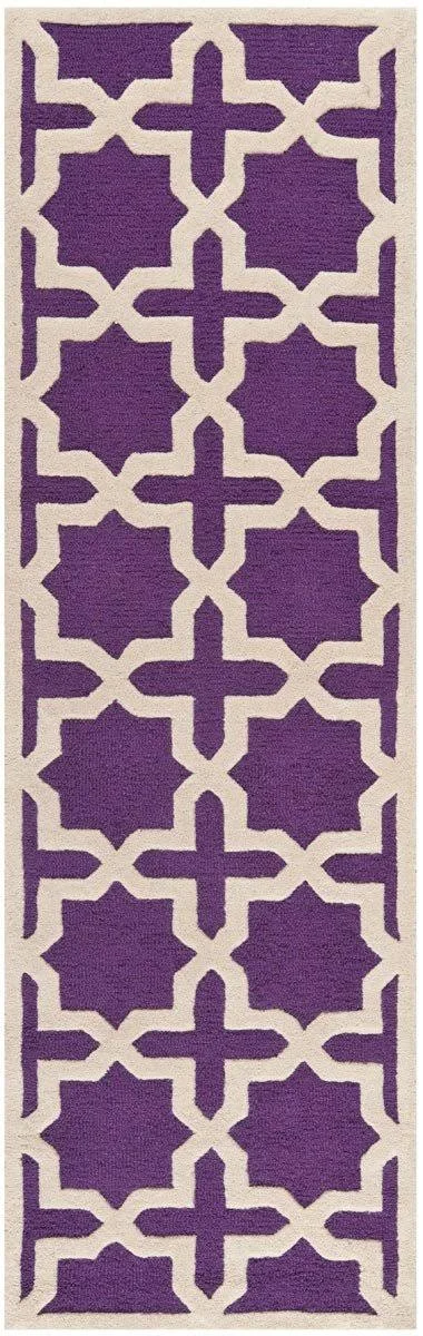 Safavieh Cambridge Purple & Ivory 8& x 10& Rug