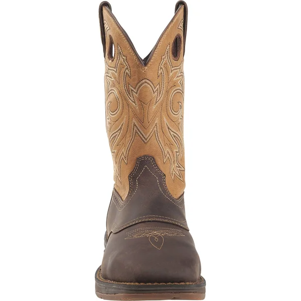 Durango Rebel Men's Waterproof Steel-Toe Western Boots - Size: Medium (13), Brown