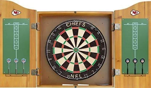Imperial Kansas City Chiefs Dart Cabinet