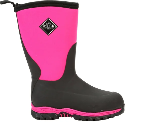 Muck Boot Kids Rugged II Pink/Black - 12