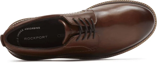 Rockport Men's Marshall Plain Toe Oxford, Size: 11.5, Brown