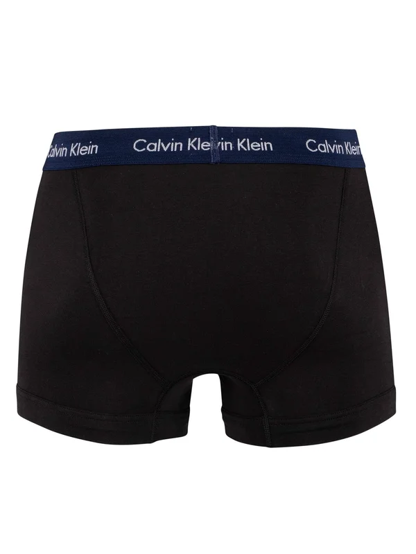 Calvin Klein Underwear 3 Pack Boxer Trunks Black