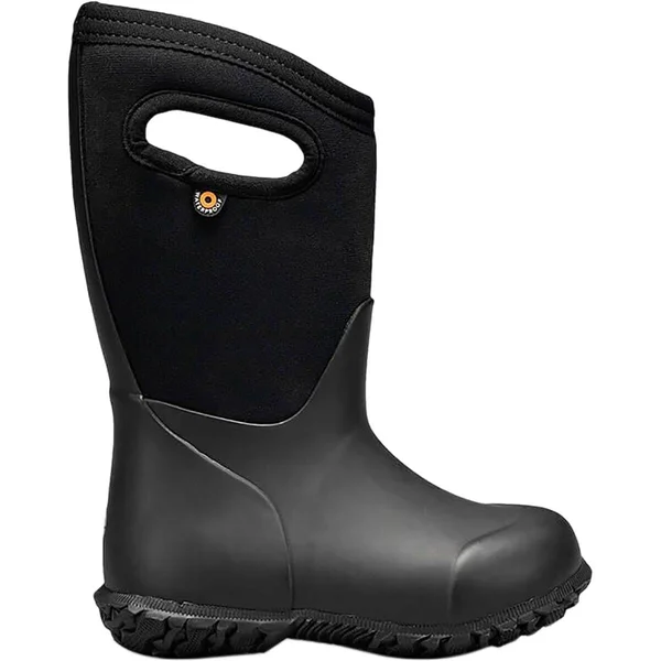 Bogs York Solid Boot - Kids& Black, 6.0