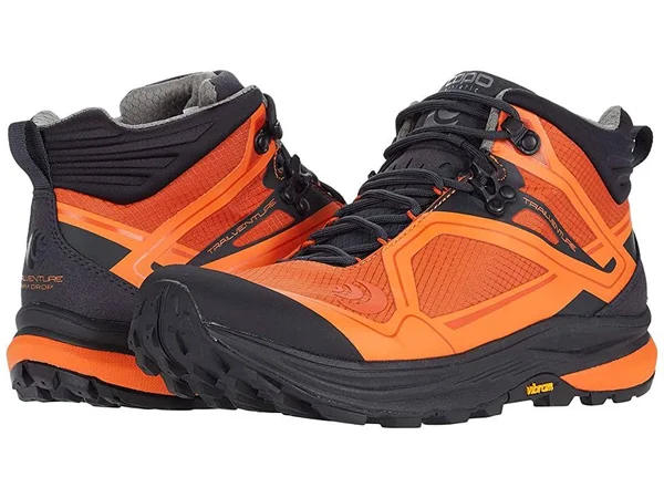 Topo Athletic Men's Trailventure - 11, Orange, Black