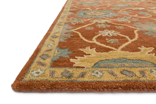 Loloi Underwood UN-01 2&6x22 x 7&6x22 Rust - Gold Rug