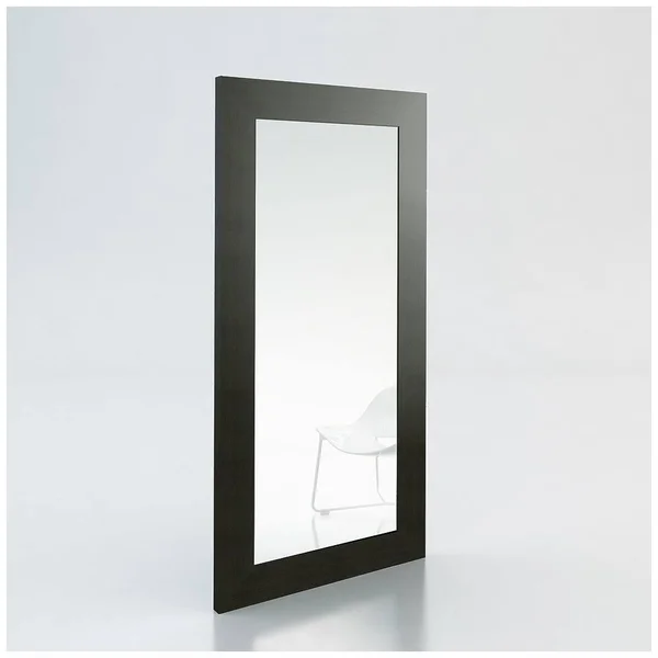 HomeRoots Wenge Modern Floor Mirror