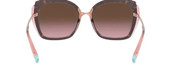 Tiffany TF4160 Sunglasses - 54-19-140, 82879T Havana/Transparent Pink