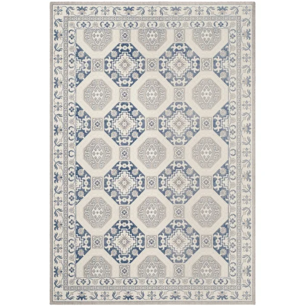 Safavieh Patina Blue & Ivory Area Rug; 9& x 12&